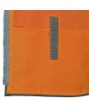 High-visibility orange surveyor vest with 12 pockets class 2 level 2