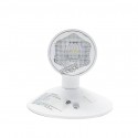 Single head remote spotlight with LED lamp, 6V to 12V, 3W.