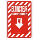 Affiche d’urgence et d’incendie «Extincteur Incendie» en divers formats, matériaux, langues & options