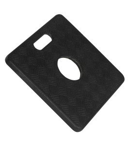 Stabilisateur noir pour poteau ou délinéateur, variété de poids, fabriqué en polyéthylène (PE) durable, résistant et sans odeur