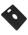 Stabilisateur noir pour poteau ou délinéateur, variété de poids, fabriqué en polyéthylène (PE) durable, résistant et sans odeur