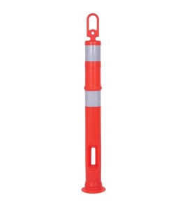 High-visibility retroreflective roadside post made of low-density polyethylene, 44 in high, sold individually