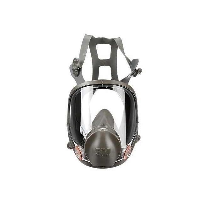 3M 6000 series NIOSH approved full facepiece. Lightweight and comfortable. Filter & cartridge not included. Medium.