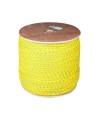 3-strand yellow industrial polypropylene rope, 1/4" diameter, 5000' long, Barry Boulerice A1PY014/50