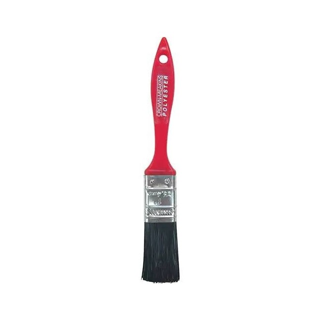 Crown Meakins all-purpose polyester fibre brush with plastic handle, sold individually