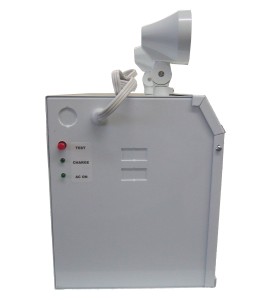 Emergency light unit 12 V 360 W with 2 spotlights