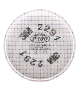 3M 2091 P100 filter for half & full facepiece respirators series 6000, 7000 & FF-400. NIOSH approved. Sold in pairs.