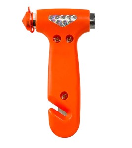 Emergency car hammer including belt cutter, sold individually