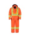 Terra high-visibility orange cotton coverall with polyester lining, sold individually in sizes small (P) to - 5XL