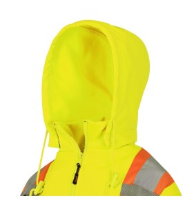 Kangourou Pioneer en polaire jaune fait de polyester 10.5 oz haute visibilité pour femme, vendu à l’unité