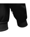 Men's Black Pioneer fleece hoodie made of high-visibility polyester 10.5 oz, sold individually