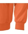 Men's orange Pioneer fleece hoodie made of high-visibility polyester 10.5 oz, sold individually