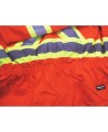 Terra high-visibility orange cotton coverall with polyester lining, sold individually in sizes small (P) to - 5XL