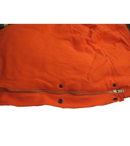 Terra high-visibility orange cotton coverall with polyester lining, sold individually in sizes small (P) to - 5XL