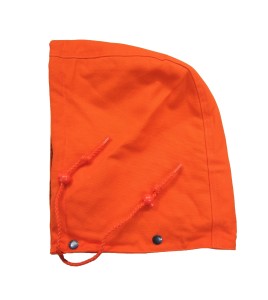 Terra high-visibility orange cotton coverall with polyester lining, sold individually in sizes small (P) to - 5XL