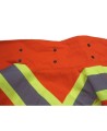 Terra high-visibility orange cotton coverall with polyester lining, sold individually in sizes small (P) to - 5XL