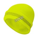 Yellow High-visibility winter toque, 100% acrylic, one size, sold individually