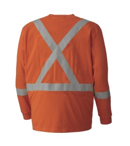 Pioneer long-sleeve flame-retardant shirt orange 7,5 oz (250 g/m2) sold individually