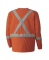 Pioneer long-sleeve flame-retardant shirt orange 7,5 oz (250 g/m2) sold individually