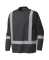 Pioneer long-sleeve flame-retardant shirt black 7,5 oz (250 g/m2) sold individually