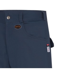 Pantalon cargo ignifugé Pioneer FR-tech modèle 7764,Arc 2, bleu marine 7 oz, bandes haute visibilité, en grandeurs variées