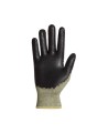 Woven gloves in flame-retardant fiber, ARC2 arc-resistant, neoprene-coated palm, made in Canada, sold by the pair