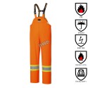 Salopette de sécurité orange, imperméable, ignifuge et de haute visibilité, modèle 5893 Pioneer Flame-Gard, grandeurs XS à 7XL