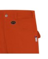 Pioneer FR-tech 7 oz, Arc 2 rated, Model 7765, orange flame-retardant cargo pants with high-visibility stripes, various sizes