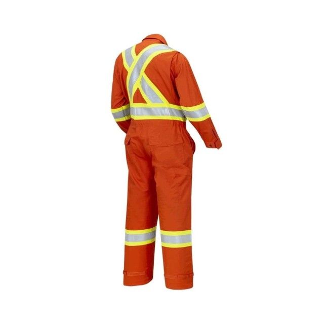 Combinaison Ignifuge Coton Anti-Acide & Antistatique – Protection Multi-Risques Pour Soudeurs, Pompiers & Métiers à Haut Risque (XL)