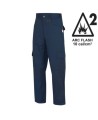 Pantalon cargo ignifugé Pioneer FR-tech 7 oz, Arc 2, modèle 7762 bleu marine en grandeurs variées