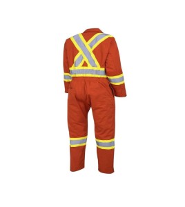 Pioneer Women's Orange Poly/Cotton 7oz V2020450, model 5514W, Coverall XS to 2XL