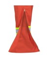 7 oz orange flame retardant coveralls, Arc Flash ARC 2, Pioneer 7705 & 7705T, hi-viz tape, leg zips