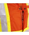 7 oz orange flame retardant coveralls, Arc Flash ARC 2, Pioneer 7705 & 7705T, hi-viz tape, leg zips