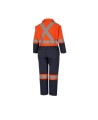 Pioneer Women's Poly/Cotton 7oz V2020450, model 5514W, 2 colors orange and navy blue coverall, XS to 2XL