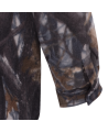 Men’s quilted polar fleece hooded in camouflage, often called a hunting shirt or lumberjack shirt, sold individually