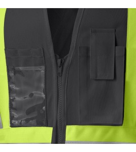 Pioneer woman 139BK black safety vest, class 1, level 2, 9 pockets, sold individually