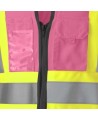 Pioneer woman 139PK pink safety vest, class 1, level 2, 9 pockets, sold individually