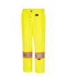 Pantalon de sécurité routière Pioneer jaune haute visibilité pour femme classe 2, niveau 2, XS à 3XL