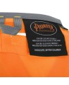 Pioneer women's high-visibility orange 6692W surveyor's vest, 150 denier woven twill, 15 pockets