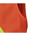 Pioneer® 6935 safety vest, high-visibility orange, detachable with mesh back, zipper, 4 pockets, sold individually