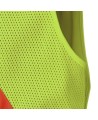 Pioneer 6936 safety vest, high-visibility yellow, detachable with mesh back, zipper, 4 pockets, sold individually