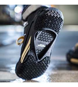 Black K1 Series SafeGrip non-slip soles for maximum grip, without studs