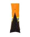 Pioneer women's winter 100% waterproof orange-black polyester polyurethanes overall with reflective stripes