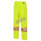 Women's high-visibility yellow waterproof pant, Pioneer model 5629W, reflective tape, sizes XS to 4XL