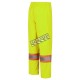 Women's high-visibility yellow waterproof pant, Pioneer model 5629W, reflective tape, sizes XS to 4XL