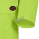 High-visibility yellow waterproof long coat, Pioneer model 5631, reflective tape, size S to 5XL