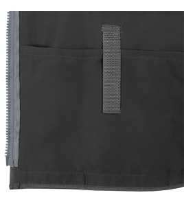 Low-visibility black surveyor vest with 12 pockets class 1 level 2, Pioneer 6671