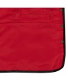 Pioneer men's low-visibility red 6683 surveyor's vest, 150 denier woven twill, 16 pockets