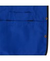 Pioneer men's low-visibility blue 6692N surveyor's vest, 150 denier woven twill, 16 pockets