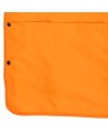 Pioneer men's high-visibility orange 6692 surveyor's vest, 150 denier woven twill, 16 pockets